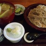 蕎麦切り あなざわ - 鴨汁もり膳　￥1365