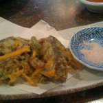 友食人酒 - もずくの天ぷら