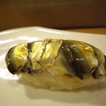 鮨 仙一 - シンコのさらに子供　6枚握り