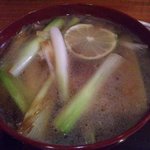 蕎麦切り あなざわ - 鴨汁