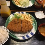 やわらかとんかつ かつ雅 - ジャンボロースかつランチ