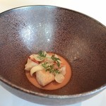 AMOUR - オマール海老のビスクの注がれる前