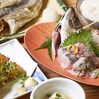 魚料理・もつ鍋  山咲き - 料理写真:アジづくし　ランチ