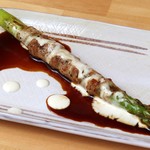 炭焼やきとり一番 - 料理写真:アスパラ