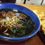 そば処 楽生門 - トリ天そば（温）