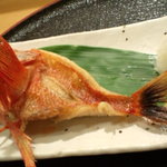 鮨 仙一 - きんきの焼き魚・・・すっごく香ばしい♪