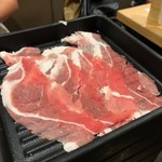 しゃぶ菜 - お肉（豚肩ロース）