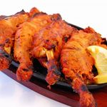 charcoal grilled tandoori chicken