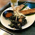 バオバオ - ＊Chả lá lốt（豚と葉っぱつくね）（1本:¥210）
＊Chả bò lá lốt（牛肉と葉っぱつくね）（1本:¥210）
＊Chả tôm lớn（豚と海老つくね）（¥1本:¥210）