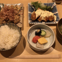 飯家くーた 銀座七丁目店 - ゴーヤチャンプルとチキン南蛮