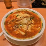 日高屋 - 酸辣きのこ湯麺