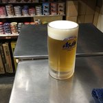 花野商店 - 生ビール 中  390円