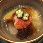 もちづき - 合鴨と加茂茄子、そうめんかぼちゃのオランダ煮