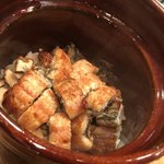 もちづき - 松茸ごはんに鰻まぶしの炊き込みご飯