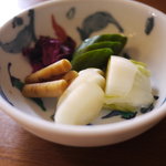 はんなり亭 - 2011/8 漬物