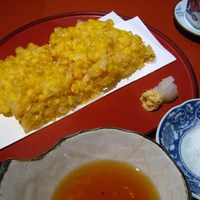旬粋亭 - とうもろこしかき揚げ