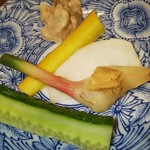 鮪 専門 銀座はなたれ - 三浦野菜の盛り合わせ