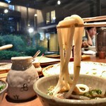 根津 釜竹 - ざるうどん(ふとうち)