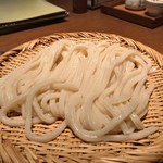 根津 釜竹 - ざるうどん(ふとうち)