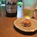 根津 釜竹 - ASD中＋お通し（軟骨と梅和え）