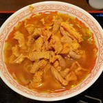 新来軒 - ホルモン入りラーメン