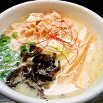 らーめん山頭火 - もつラーメン