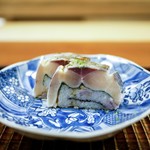 竹屋町 三多 - ☆淡路の鬼アジの棒寿司