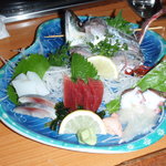 料理天国 - 刺し盛り　鯵絶品