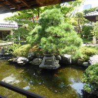 東京 芝 とうふ屋うかい - 窓外の庭