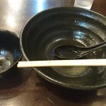 自家製麺 KANARI - もちろん完飲完食！ご馳走様でした！！