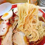 天神そば - 麺のアップです。（2018.7 byジプシーくん）