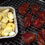 ハラミとガーリック