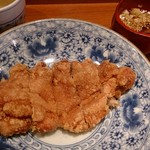 定食サトウ - 揚げ鶏のネギソース