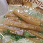 盛多や - メンマです  デフォのラーメンではキクラゲ