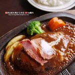 しんめい - ジャンボハンバーグステーキ