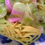 香蘭 - 皿うどん（太麺）拡大