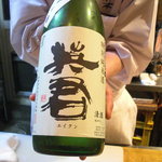 Ikki - 日本酒は店主お任せで"英君"特別純米酒。