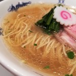 中華蕎麦にし乃 - 山椒そば スープアップ