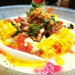 らー麺 あけどや - フレッシュ野菜のポタージュ麺　１０００円