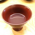 鮨おばな - 蒸し鮑 煮汁