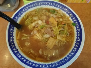 天理スタミナラーメン - スタミナラーメン（スタミナ定食Aセット850円）