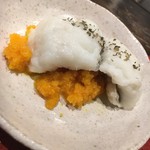 光壽おおやま - 鱧やき　人参のすりおろし