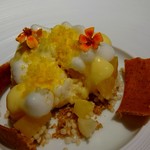 ラ・ヴァガボンド - パイナップルのコンポートのデザート