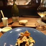 cenci - 加茂ナス・緑野菜・桜エビせんべい