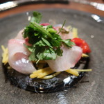 cenci - シマアジのカルパッチョ