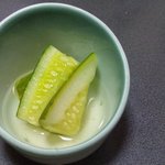 華木綿 - 突き出しのきゅうりの酢の物