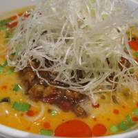 龍天門 - 裏メニューだったのにメニューにのってる！涼味担担麺　汁飲み干すほどウマイ！