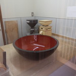 手打ち十割そば 振甫町 縁 - 打ち場☆