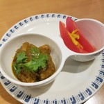 カレーレストラン シバ - かつをとなすのフィッシュピクルス