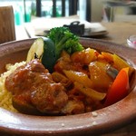 ブランチ - 子羊肉のトマト煮込み。